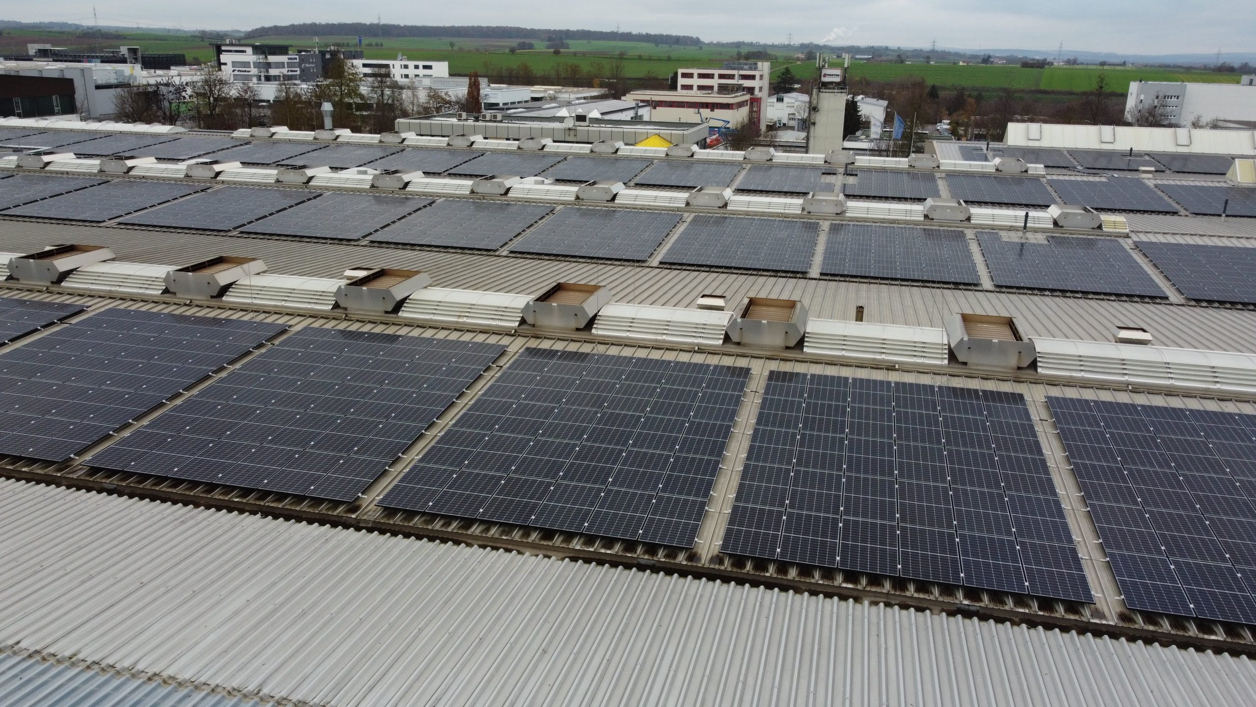 Photovoltaikanlage in Heilbronn auf Unternehmen